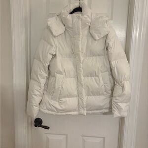 lululemon athletica Cream Puffer Jacket